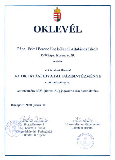 oklevél
